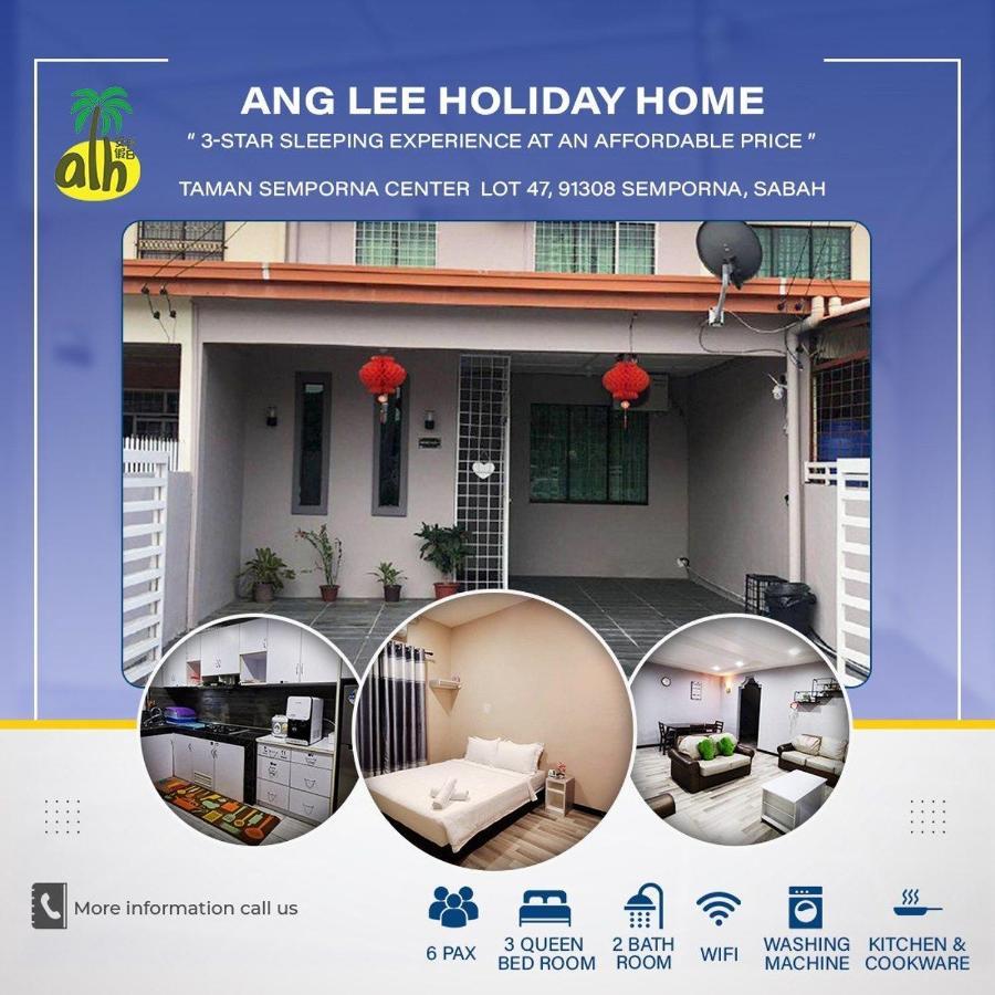 Ang Lee Holiday Home 1 Semporna Exterior foto